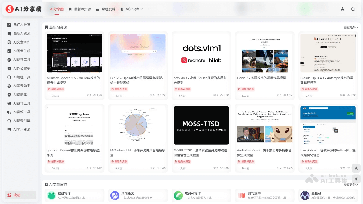 AI分享圈 产品截图 1