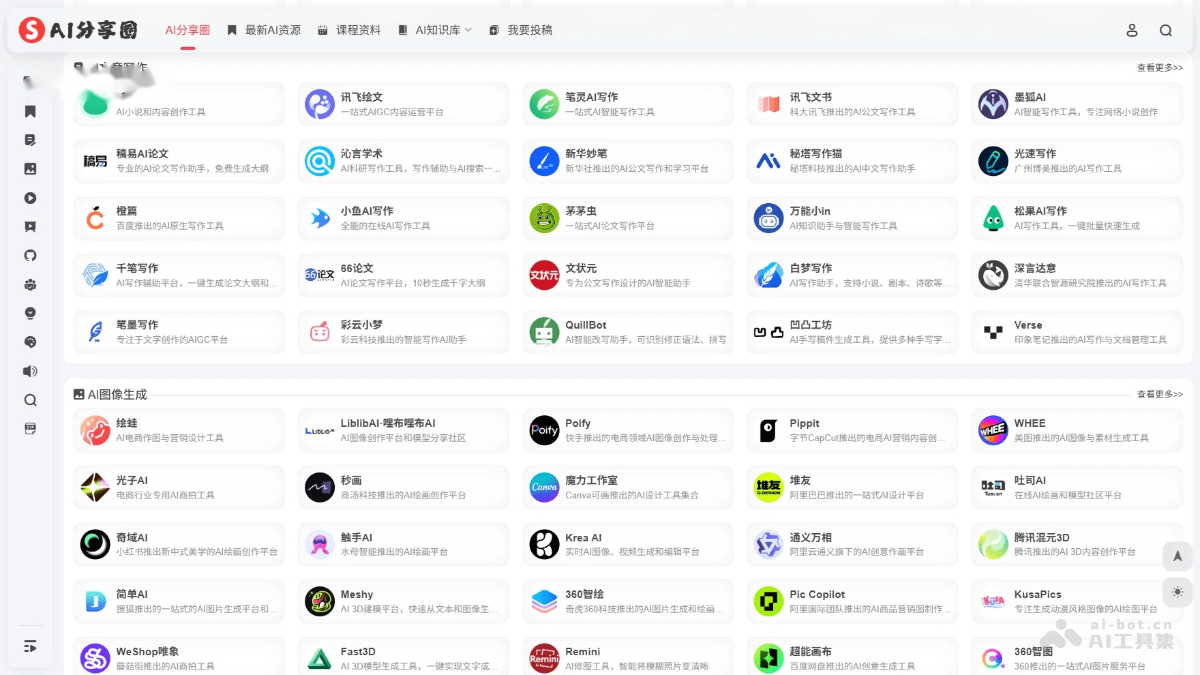 AI分享圈 产品截图 2