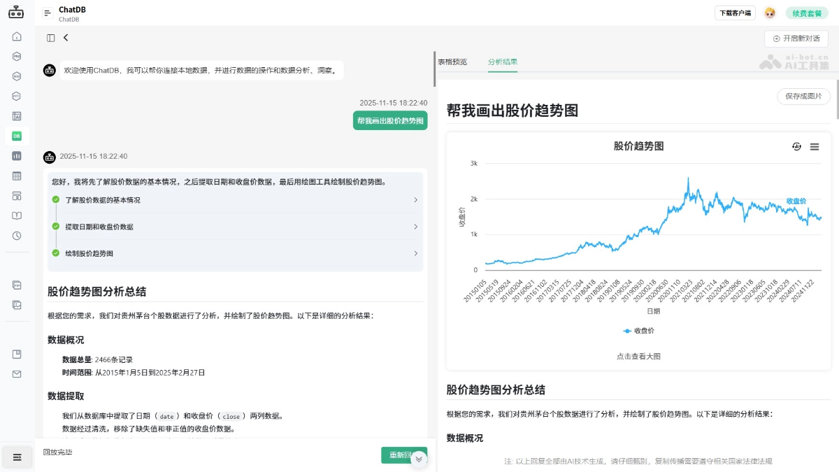 ChatExcel 产品截图 3