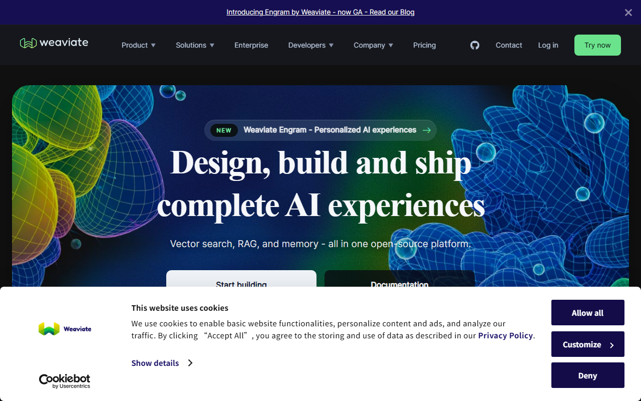 Weaviate 瀹樼綉鎴浘